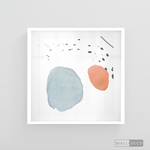 Cargar imagen en el visor de la galería, Cuadro Abstracto Nórdico Pastel Uno