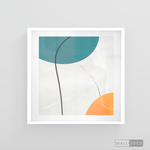 Cargar imagen en el visor de la galería, Cuadro Abstracto Nórdico Trazos Dos