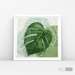 Cargar imagen en el visor de la galería, Cuadro Botánico Monstera Tropical