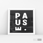 Cargar imagen en el visor de la galería, Cuadro Minimalista Pause