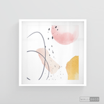 Cargar imagen en el visor de la galería, Cuadro Abstracto Nórdico Pastel Dos