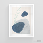 Cargar imagen en el visor de la galería, Cuadro Abstracto Calma en Azul