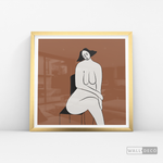 Cargar imagen en el visor de la galería, Cuadro Minimalista Figura Humana Dos