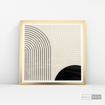 Cargar imagen en el visor de la galería, Cuadro Minimalista Line Art Arcos