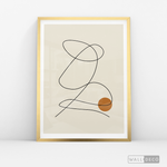 Cargar imagen en el visor de la galería, Cuadro Minimalista Knot Café