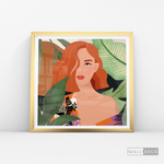 Cargar imagen en el visor de la galería, Cuadro Mujer Olivia