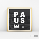 Cargar imagen en el visor de la galería, Cuadro Minimalista Pause