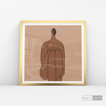 Cargar imagen en el visor de la galería, Cuadro Minimalista Figura Humana Tres