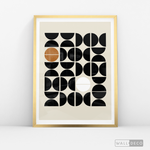 Cargar imagen en el visor de la galería, Cuadro Minimalista Geométrico Café