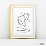 Cargar imagen en el visor de la galería, Cuadro Minimalista Figura Humana