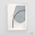 Cargar imagen en el visor de la galería, Cuadro Abstracto Nórdico Óvalos Uno