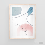 Cargar imagen en el visor de la galería, Cuadro Abstracto Nórdico Pastel tres