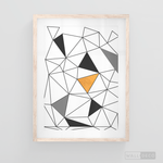 Cargar imagen en el visor de la galería, Cuadro Abstracto Prisma Pirámide