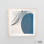 Cargar imagen en el visor de la galería, Cuadro Abstracto Nórdico Óvalos Dos