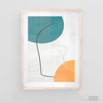 Cargar imagen en el visor de la galería, Cuadro Abstracto Nórdico Trazos Dos