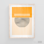 Cargar imagen en el visor de la galería, Cuadro Abstracto Minimal Sunset Yellow