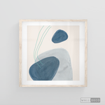 Cargar imagen en el visor de la galería, Cuadro Abstracto Calma en Azul