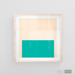 Cargar imagen en el visor de la galería, Cuadro Abstracto Minimal Sunset Menta