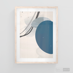 Cargar imagen en el visor de la galería, Cuadro Abstracto Nórdico Óvalos Dos