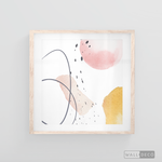 Cargar imagen en el visor de la galería, Cuadro Abstracto Nórdico Pastel Dos