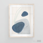 Cargar imagen en el visor de la galería, Cuadro Abstracto Calma en Azul