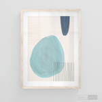 Cargar imagen en el visor de la galería, Cuadro Abstracto Reposo en Azul