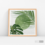 Cargar imagen en el visor de la galería, Cuadro Botánico Monstera Palma