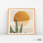 Cargar imagen en el visor de la galería, Cuadro Atardecer Tropical