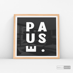 Cargar imagen en el visor de la galería, Cuadro Minimalista Pause