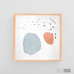 Cargar imagen en el visor de la galería, Cuadro Abstracto Nórdico Pastel Uno
