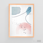 Cargar imagen en el visor de la galería, Cuadro Abstracto Nórdico Pastel tres