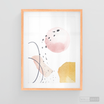 Cargar imagen en el visor de la galería, Cuadro Abstracto Nórdico Pastel Dos