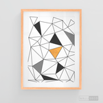 Cargar imagen en el visor de la galería, Cuadro Abstracto Prisma Pirámide