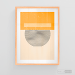 Cargar imagen en el visor de la galería, Cuadro Abstracto Minimal Sunset Yellow