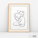 Cargar imagen en el visor de la galería, Cuadro Minimalista Figura Humana