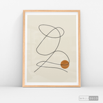 Cargar imagen en el visor de la galería, Cuadro Minimalista Knot Café