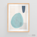 Cargar imagen en el visor de la galería, Cuadro Abstracto Reposo en Azul