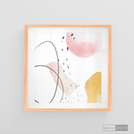 Cargar imagen en el visor de la galería, Cuadro Abstracto Nórdico Pastel Dos