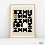 Cargar imagen en el visor de la galería, Cuadro Minimalista Geométrico Café