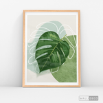 Cargar imagen en el visor de la galería, Cuadro Botánico Monstera Tropical