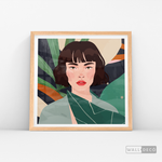 Cargar imagen en el visor de la galería, Cuadro Mujer Martina