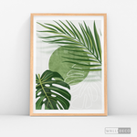 Cargar imagen en el visor de la galería, Cuadro Botánico Monstera Palma