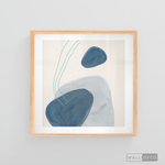 Cargar imagen en el visor de la galería, Cuadro Abstracto Calma en Azul