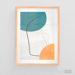 Cargar imagen en el visor de la galería, Cuadro Abstracto Nórdico Trazos Dos