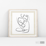 Cargar imagen en el visor de la galería, Cuadro Minimalista Figura Humana