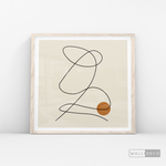 Cargar imagen en el visor de la galería, Cuadro Minimalista Knot Café