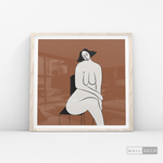 Cargar imagen en el visor de la galería, Cuadro Minimalista Figura Humana Dos