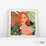 Cargar imagen en el visor de la galería, Cuadro Mujer Olivia