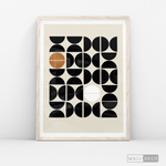 Cargar imagen en el visor de la galería, Cuadro Minimalista Geométrico Café