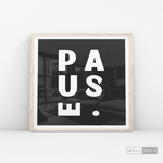Cargar imagen en el visor de la galería, Cuadro Minimalista Pause